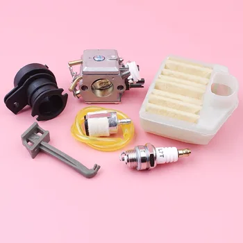 

Carburetor For Husqvarna 362 365 371 372 w Air Filter Intake Manifold Choke Rod Fuel Filter Hose Spark Plug Chainsaw Parts