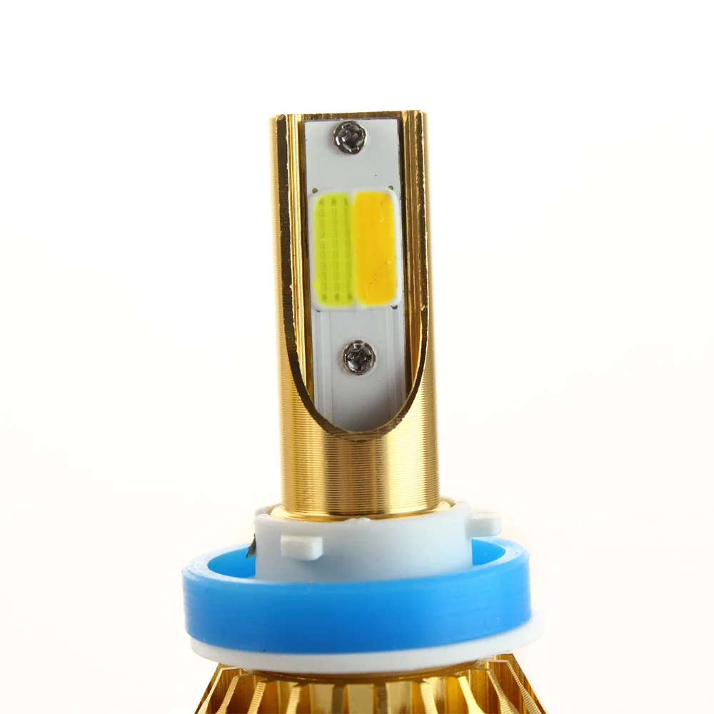 12 V C6 6500 K 8000LM 9005 9006 H1 H7 H8 H9 H11 H13 H4 880 Авто фар автомобиля лампы желтый и белый двойной светодиодный свет автомобиля 76 W 2 шт