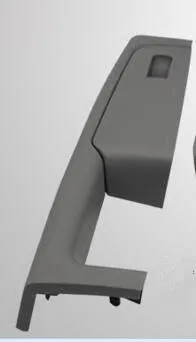 SWIEES для SKD Superb 2008-2013 дверная ручка бежевый или серый оконный пульт управления с помощью переключателя отделка левый и правый 3TD 867 157 A/158 A - Цвет: Front Right