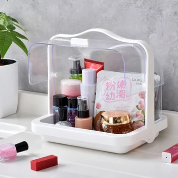 

Transparent Cosmetic Storage Box Makeup Organizer Multifunctional Food Bread Box Medicine Box Finishing Box