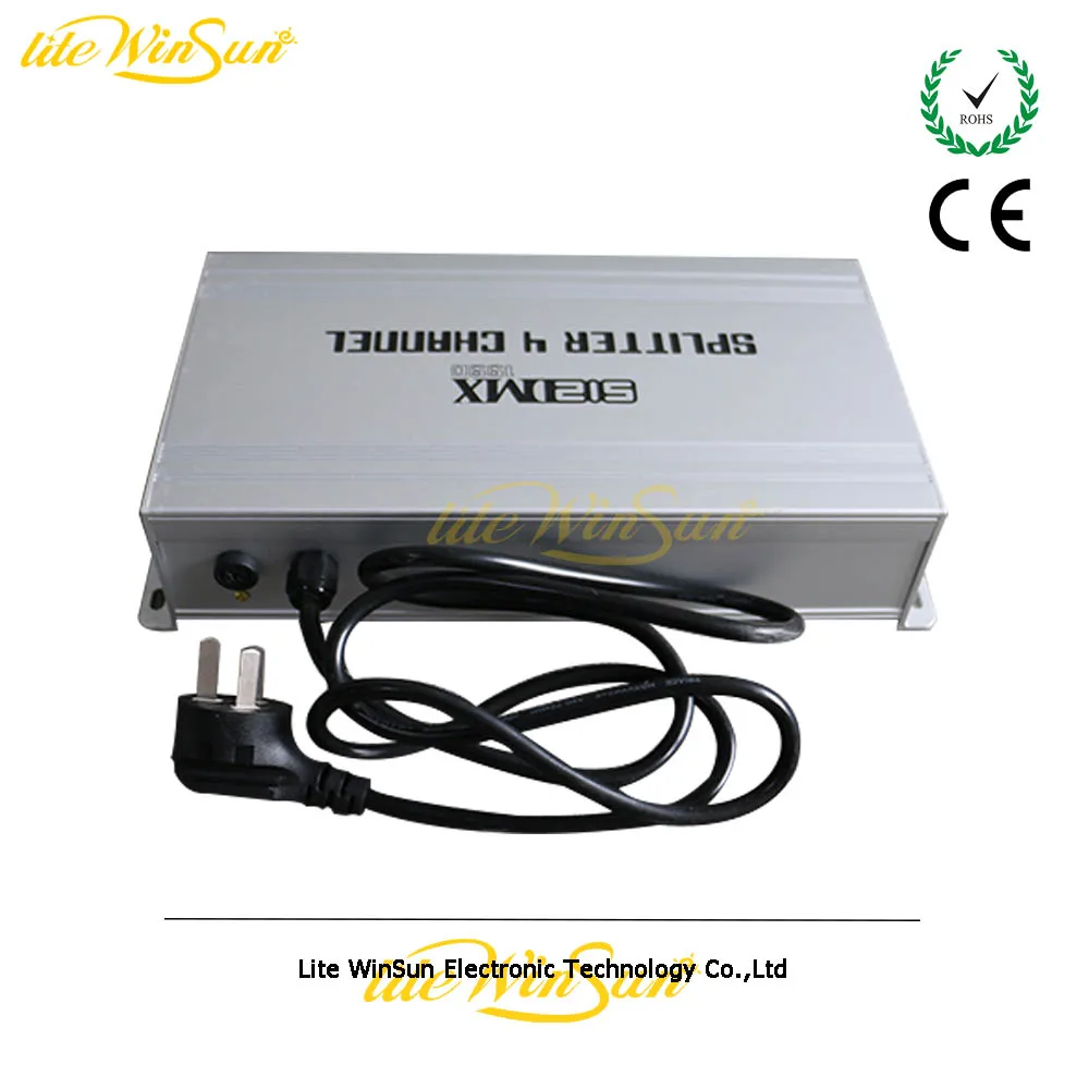 

Litewinsune DMX-512 4set Channel DMX Signal Splitter Amplifier Dimmer Console