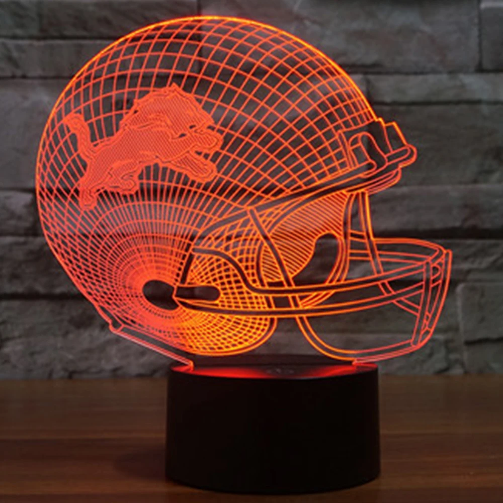 Luzes da Noite 3d levou detroit leões futebol Potência : 0-5 w