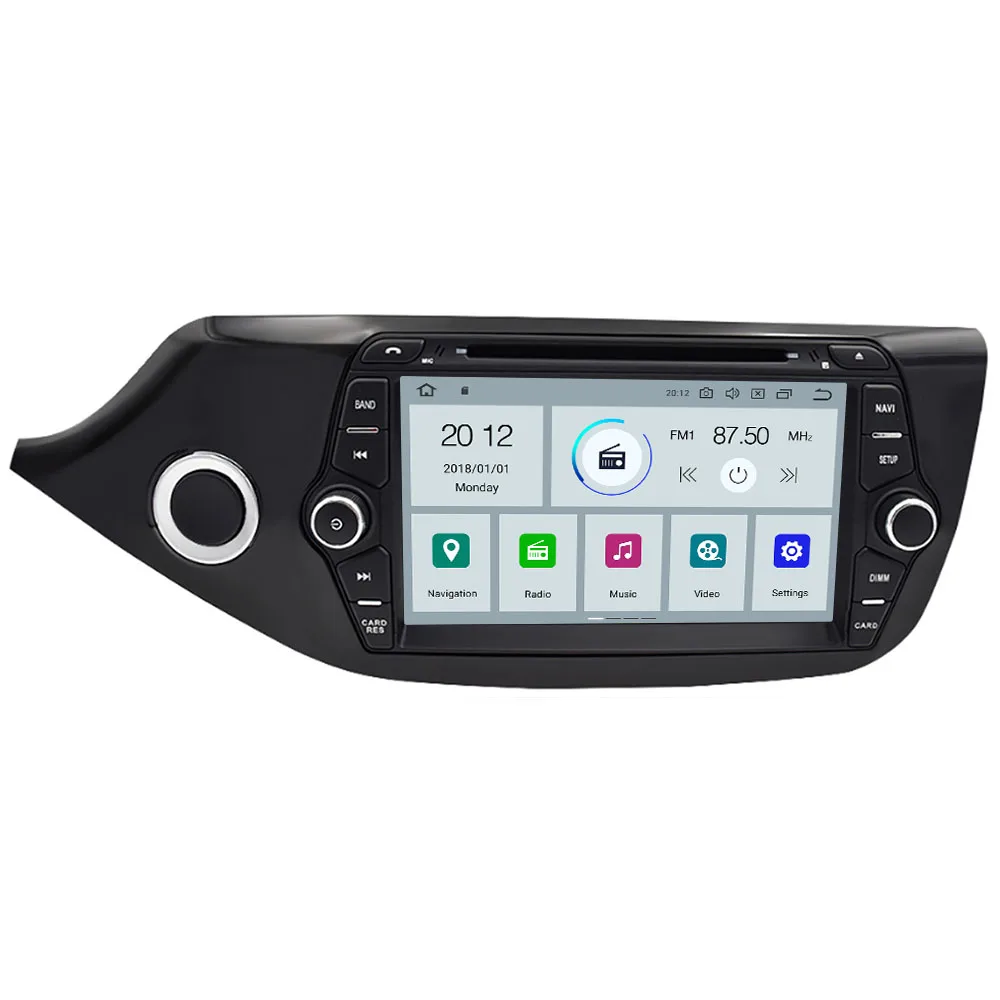 Aotsr Android 9 0 GPS навигация автомобильный DVD плеер для KIA CEED 2013 2016 мультимедиа 2 din радио