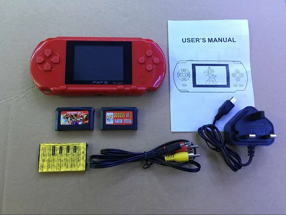 PXP3-Jeu-Joueurs-Console-16-Bit-2-7-Pouces-Portable-Ordinateur de poche-Jeu-Vidéo-Rétro-Megadrive-150