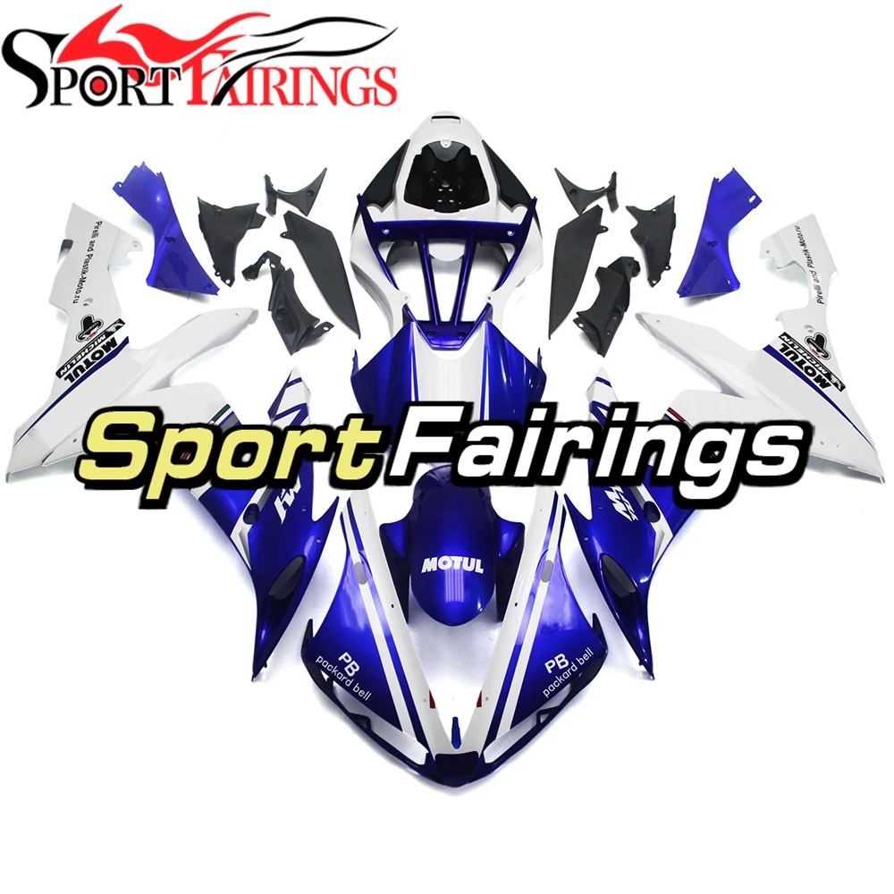 

Full Fairing Kit For Yamaha YZF1000 R1 2004 2005 2006 YZF-R1 04 05 06 ABS Plastic Injection Motorcycle Bodywork Blue White Hulls