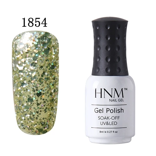 HNM 8 мл, чистый цвет, лак для ногтей, краска, гель лак, замачиваемый, Гель-лак для ногтей, гибридный лак, тиснение, сделай сам, основа, грунтовка, эмаль - Цвет: 1854