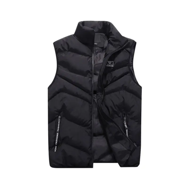 

New Arrival Brand Men Sleeveless Jacket High Quality Winter Autumn Red Black Vest Male Slim Vest Mens Warm Vest