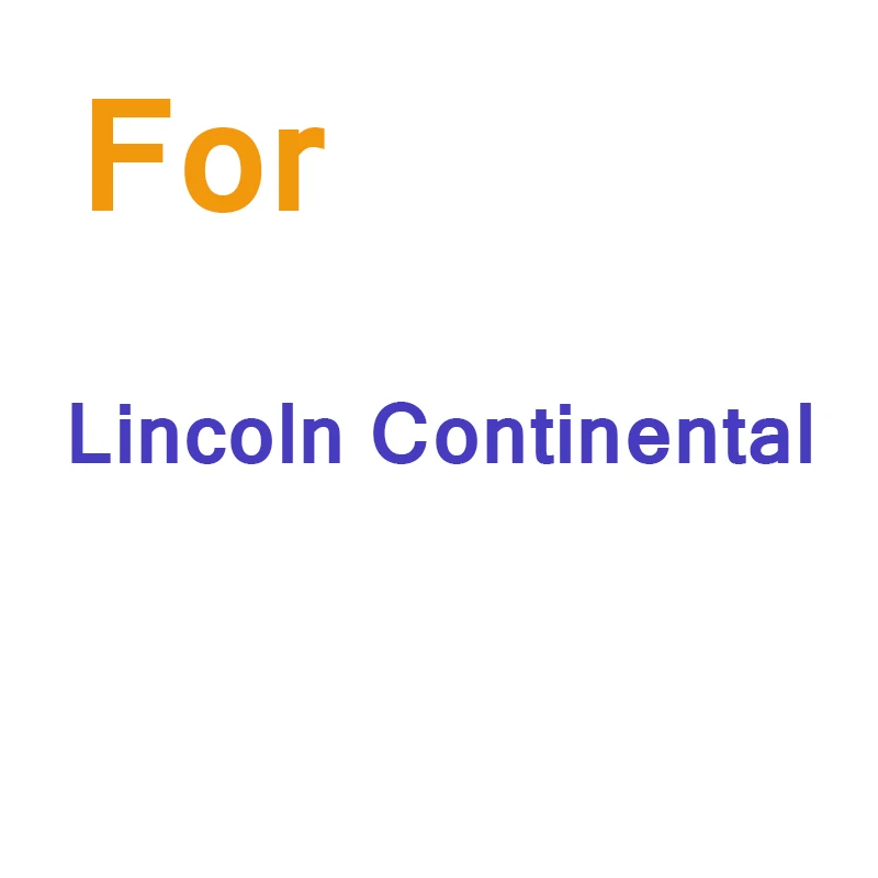 Cawanerl весь автомобиль уплотнение прокладки комплект звукоизоляция уплотнение окантовка резиновый уплотнитель для Lincoln Континентальный LS MKS - Цвет: For Continental
