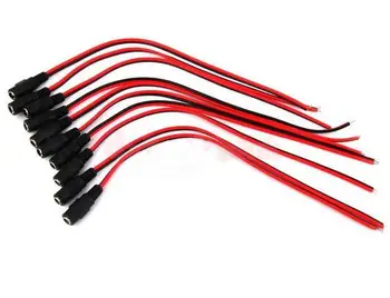 

DC 5.5 x 2.1mm Female cable adapter for power supply For CCTV Camera or LED Strip Light ,min:5pcs