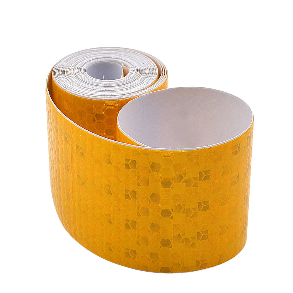 

1PC Auto Self Adhesive Reflective Strips Trucke Motorcycle 3M Safety Mark Reflective Warning Tape Sticker Yellow Red White Green