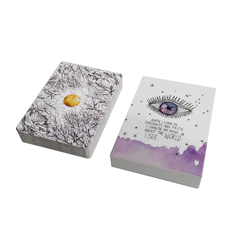 The Universe Has Your Back Transform Fear To Faith 52 Card Deck Board Games Aliexpress
