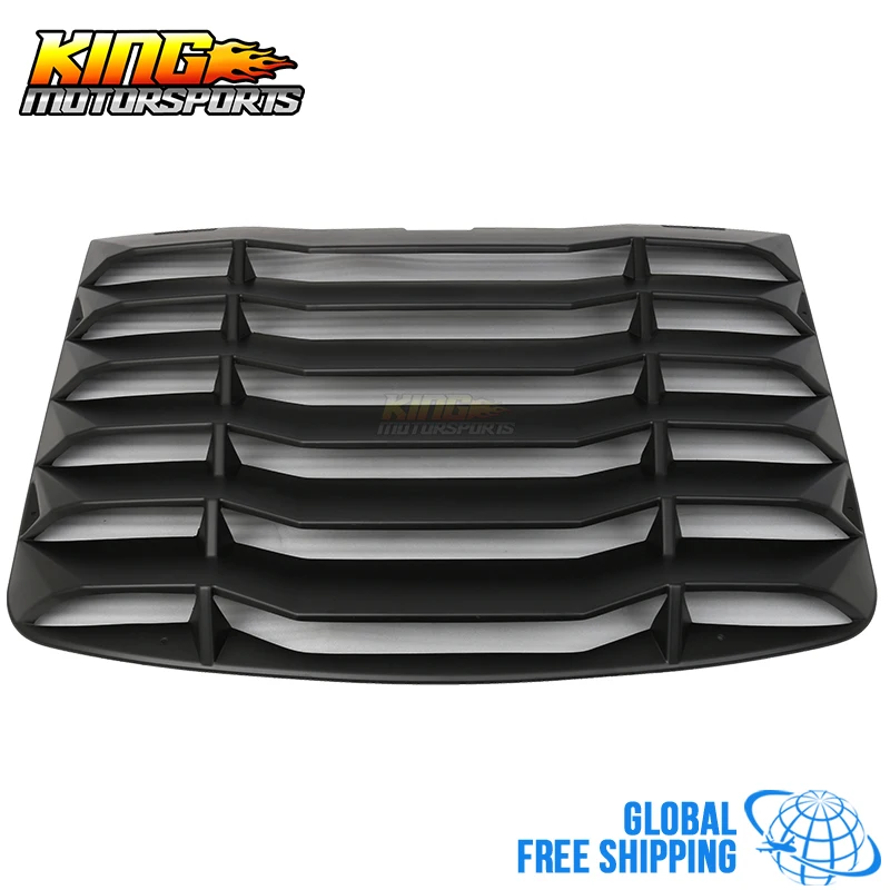 

For Fits 03-08 Nissan 350Z IKON Style Matte Black Rear Windshiled Louvers Cover ABS Global Free Shipping Worldwide