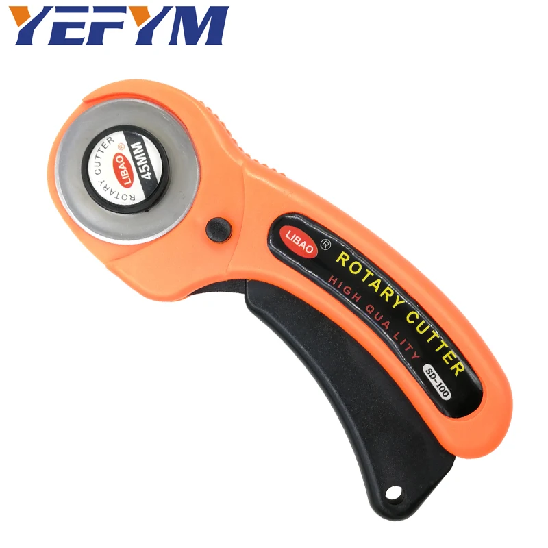 SD-100 45mm rotary cutter for fabric paper vinyl circular cut cutting disc patchwork leather craft sewing orange hand tools | Инструменты