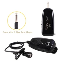 OXLasers 2.4G wireless Tie Clip microphone Lavalier Lapel MIC for teacher conference tourguid and teachers free shipping oxlasers high quality 2 4g usb wireless dynamic microphone for conference teacher and speech mic free shipping