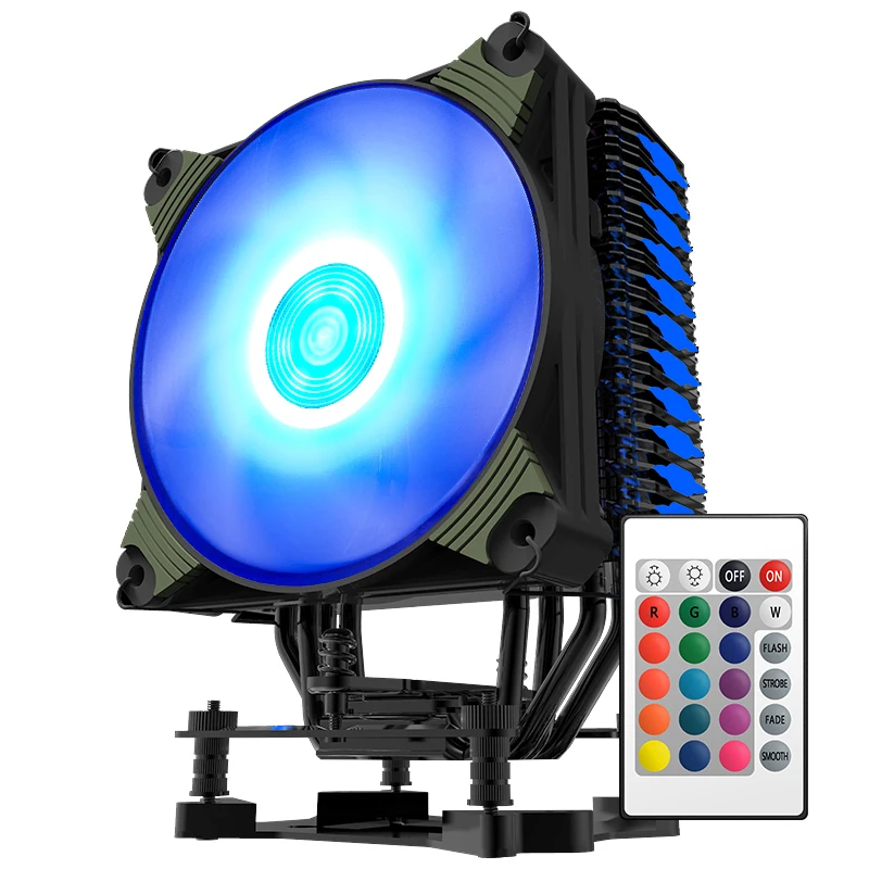 Aigo ледяной K4 Процессор охладитель TDP 300W 4 теплопроводов холодильник 4pin PWM RGB 120mm
