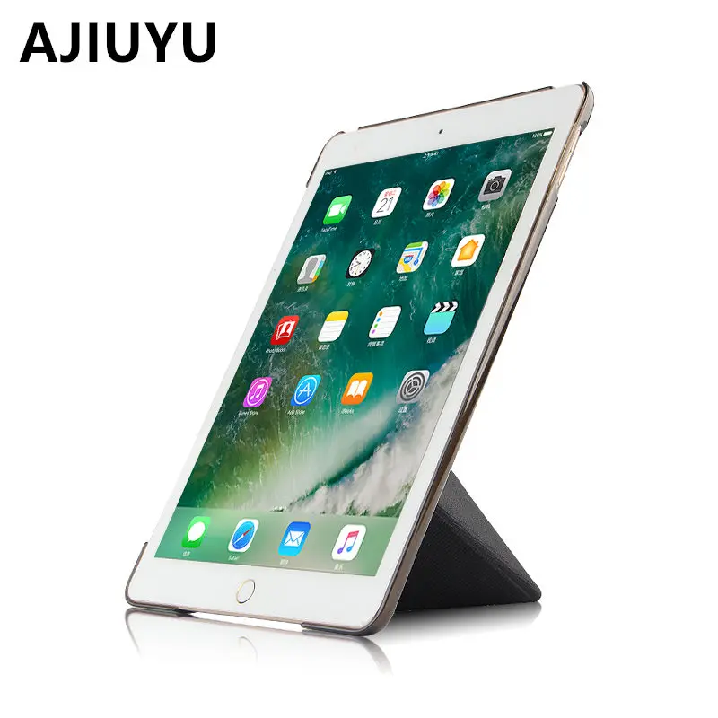 Ajiuyu чехол для iPad 9.7 дюймов Новый 2017 защитный кожаный Smart Cover протектор Планшеты Apple
