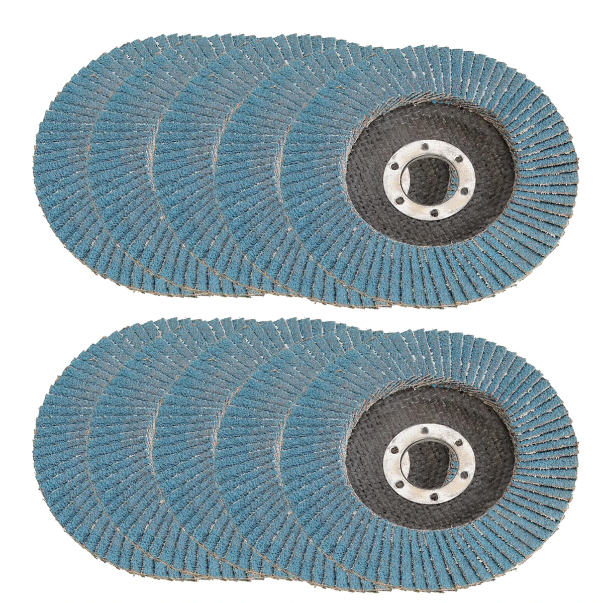 DWZ 10pcs 115mm Premium Zirconia Flap Disc Sanding Grinding 4-1/2" * 7/8" 60 Grit