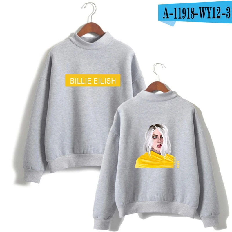 

Billie Eilish Hoodie Long Sleeve Tracksuit Kpop Women Sweatshirt 2019 Streetwear Womens Women Hoodies Hoodies Sweatshirt Printed