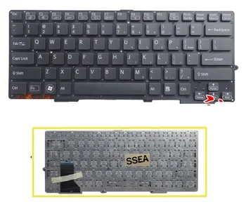 

SSEA New laptop US Keyboard black for Sony VAIO SVE-13 SVS13 SVS1311 SVS131 SVS13118 without frame