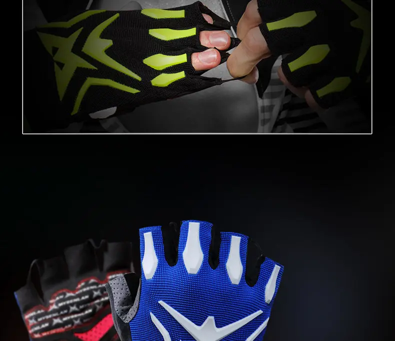 Cycling Gloves Half Finger Mens Women's Summer Breathable Sports Shockproof Bike Gloves GEL MTB Bicycle Gloves ridding gloves
