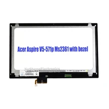 For Acer Aspire V5-571p Ms2361 with bezel LCD Touch screen Assembly 15.6 B156XTN03.1