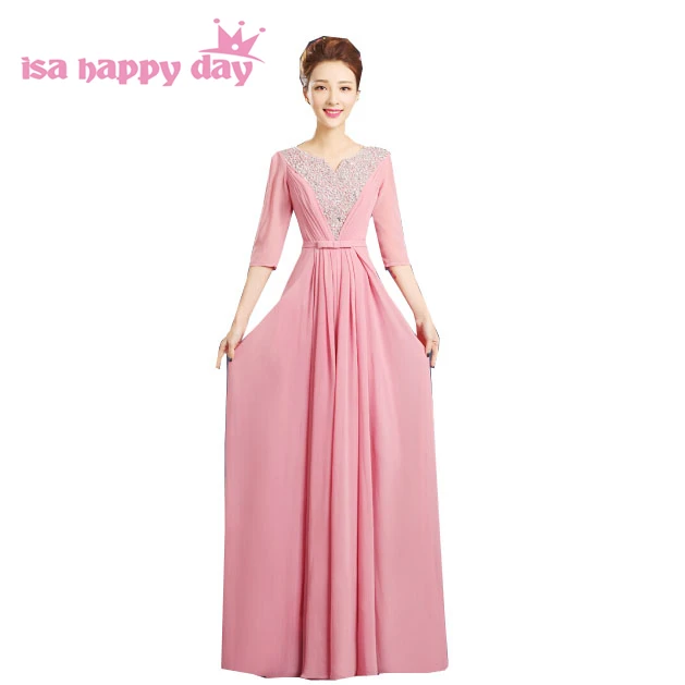 long blush plus size dress