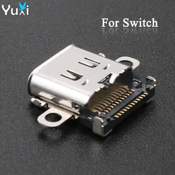 

YuXi 1pcs High Quality New charging port For Nintendo Switch NS Console Charging Port Power Connector Type-C Charger Socket