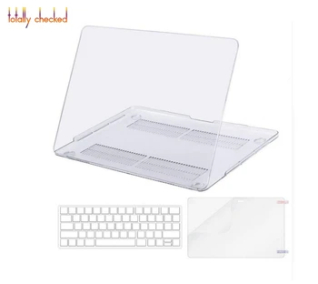 

3IN1 Transparent Cover for Apple Mac book Air Pro Retina 11 12 13.3 15 inch for MacBook Pro 13 with Touch Bar Case Laptop Bag