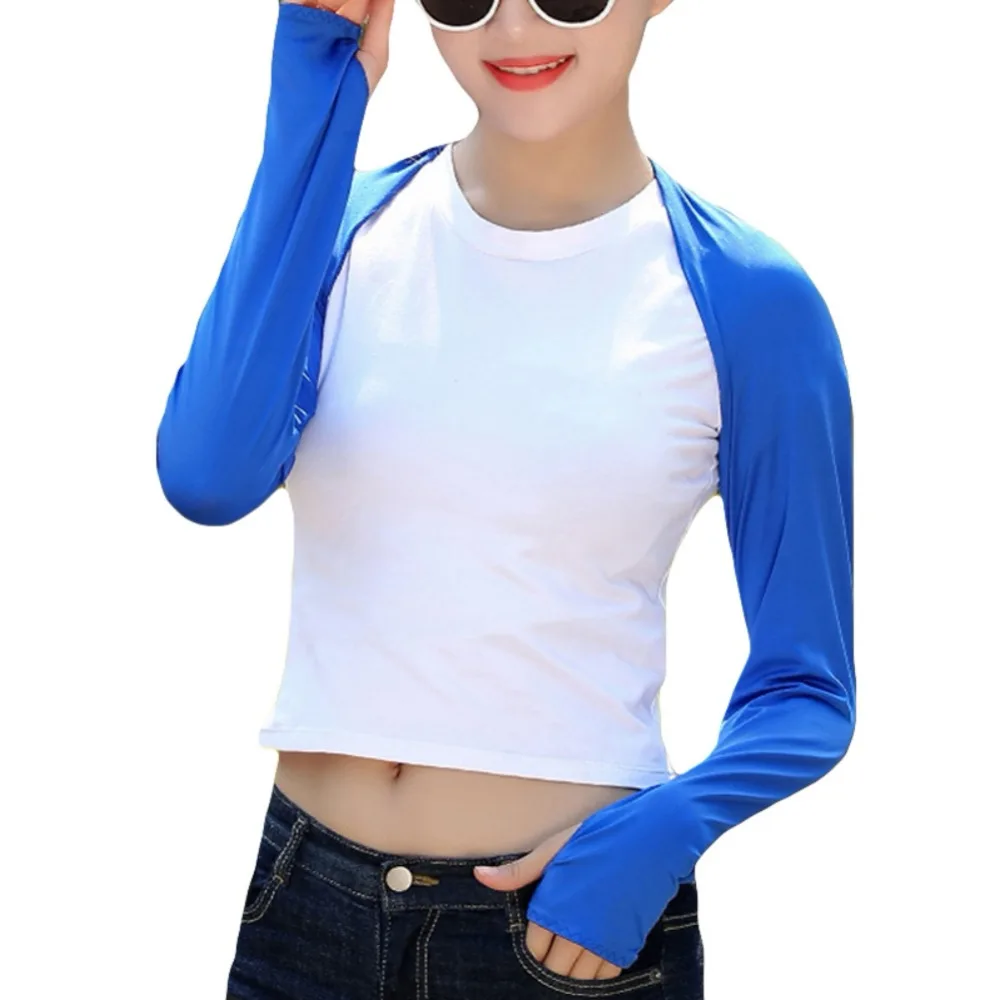 

Women Summer UV Protection Clothing for Outdoor Activity Shawl Cuff Gloves Golf Shawl Sleeves Ice Silk Sunscreen Sleeves