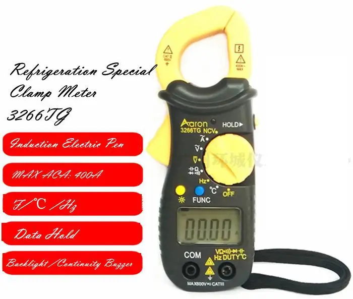 3266TD/TG pocket digital clamp meter, refrigeration special clamp meter