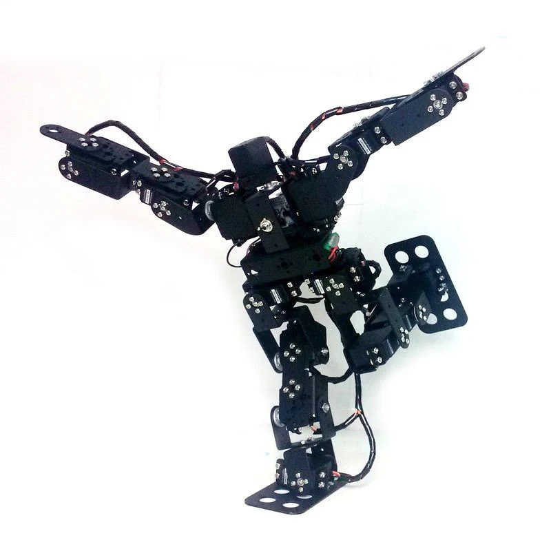 

15 DOF Humanoid Robot/ Walking/dance /bipedal robot metal building blocks biped walking robot / metal structure