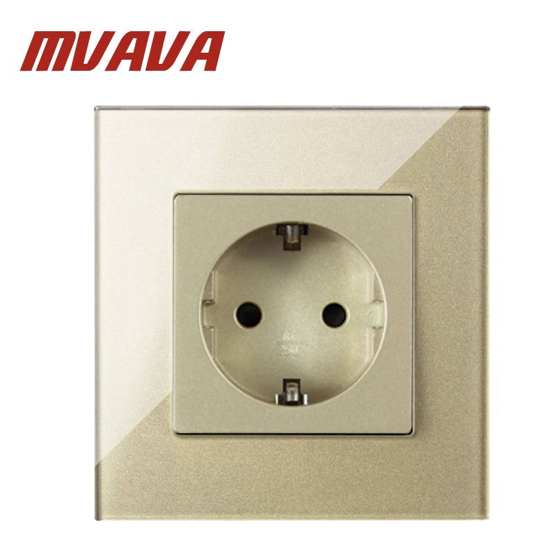 Buy MVAVA 16A EU German Standard Schuko Sockets Wall