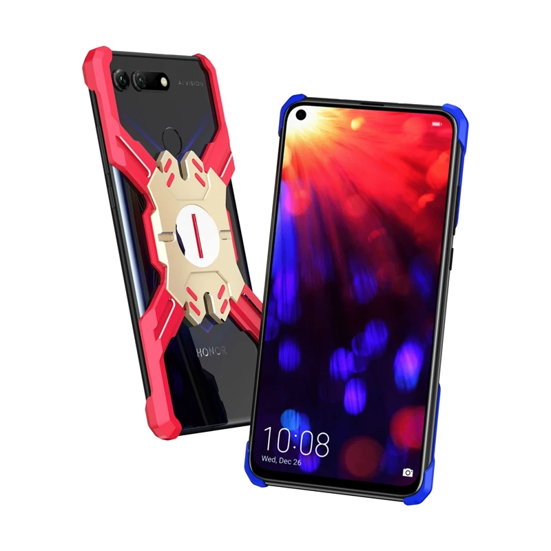 

For Huawei Honor View 20 Case Armor Heavy Dust Metal Aluminum Frame Hero Protection Shockproof Phone Shell Cover For Honor V20