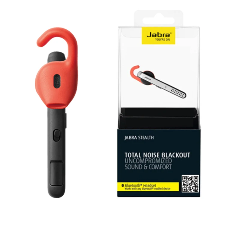Jabra Stealth Bluetooth Беспроводной наушники HD Voice Управление Шум снижение удобную посадку