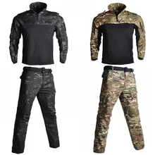 Special Price Tactical Camouflage Military Uniform Clothes Frog Suits Men Hunting Training Ghillie Suit Airsoft Sniper Combat Shirt + Pants Special Price Tactical Camouflage Military Uniform Clothes Frog Suits Men Hunting Training Ghillie Suit Airsoft Sniper Combat Shirt + Pants