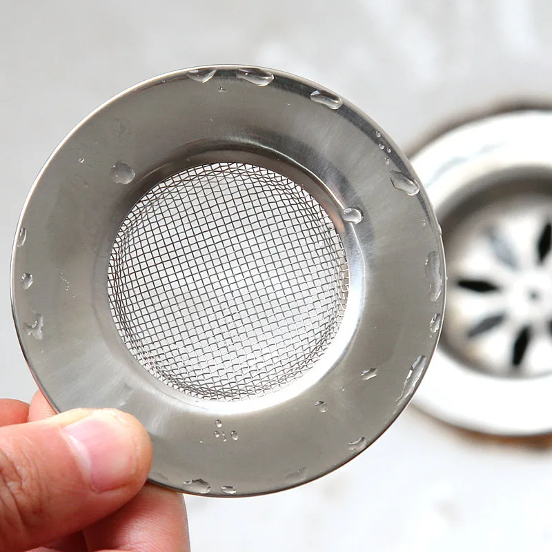 Us 0 76 34 Off 1 Pcs Stainless Steel Sink Strainer Shower Floor Drain Bathroom Plug Trap Hair Catcher Kitchen Sink Filter Floor Cover Drainage In