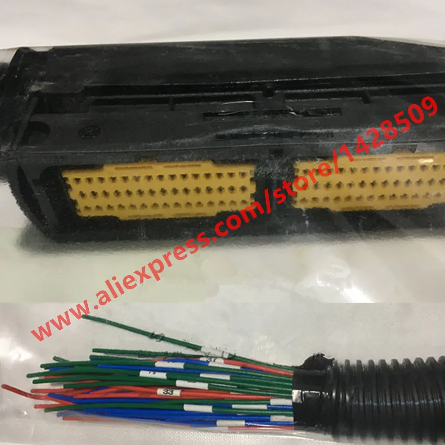 

90 Pin Natural Gas ECU Computer Board Plug And Socket 90 Wires VG1238090006 For Truck Cars