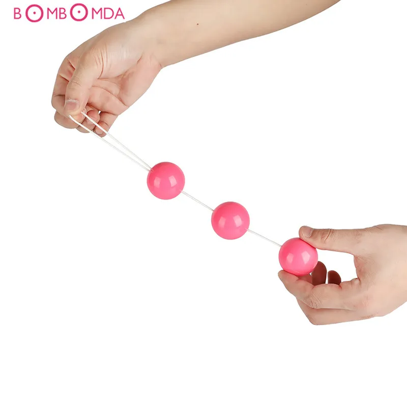 Three Balls Anal Beads Vaginal Balls Trainer Sex Toys Silicone Ben Wa Balls Vagina Tightening Kegel Exerciser Vibrator For Women Three Balls Anal Beads Vaginal Balls Trainer Sex Toys Silicone Ben Wa Balls Vagina Tightening Kegel Exerciser Vibrator For Women