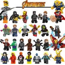 100 шт/партия супергерой Халк зимний Sodier клетка люка электрокулер супергигантский Exodus лунный камень изгой строительные блоки Наборы игрушек