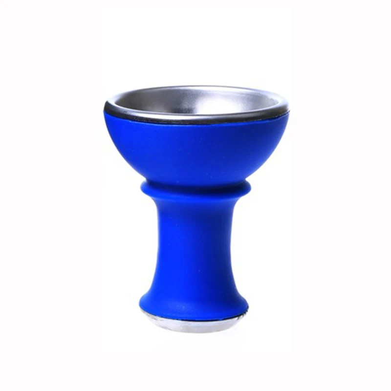 Nargile Stainless steel Shisha Hookah Bowl Silicone Cover Hookahs Cup for Glass Chicha in