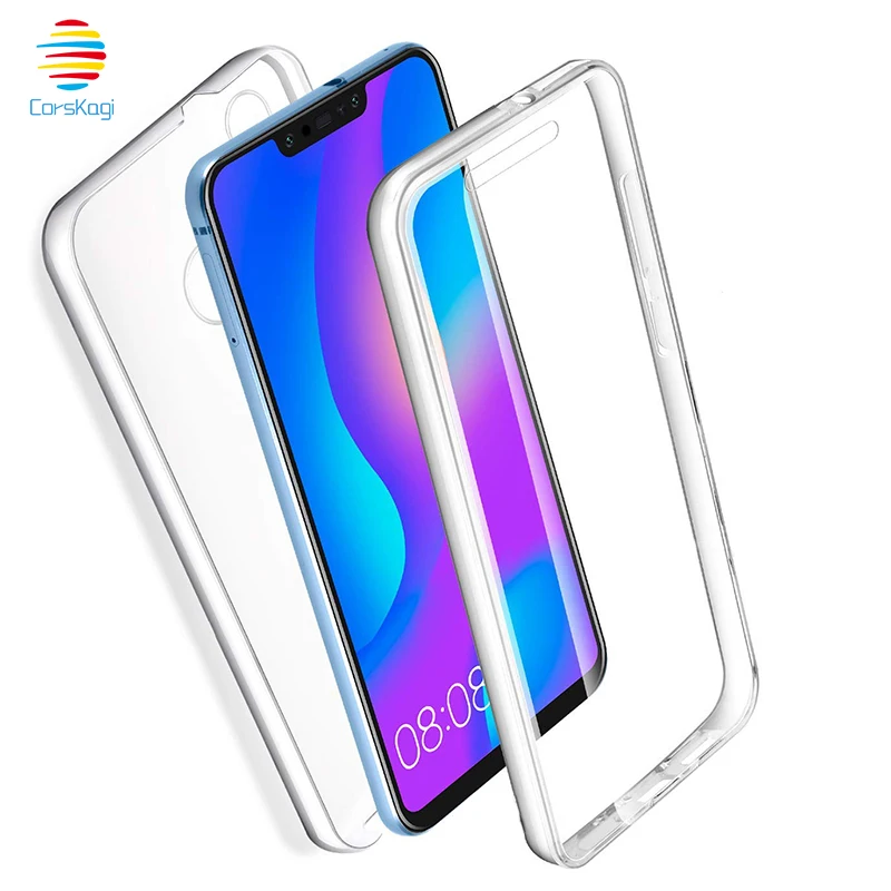 

Case for Huawei Nova 3 3i 2i P20 Pro Y5 Y6 Y7 Prime 2018 Case Transparent Full Honor 7S 7A 7C 8X P Smart Plus Mate 20 Lite Cover