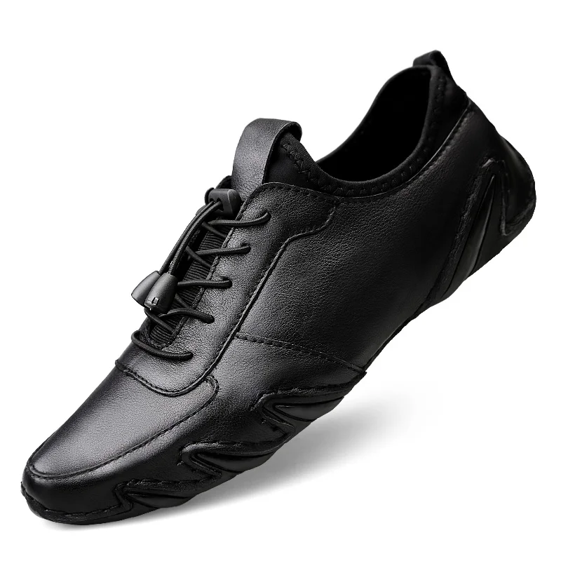 

Men Genuine Leather Shoes High Quality Non Slip Fashion Design Comfortable Men'S Drving Shoes 9#30D50