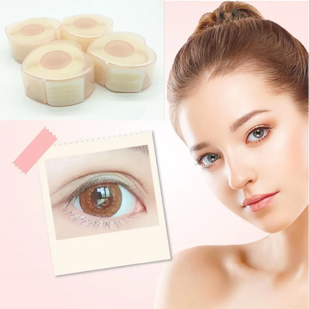 

genuine Mesh Double Eyelid Sticker 360pcs/set Makeup Waterproof long lasting Big Eyes Invisible Strong Adhesive Eye Lid Tape