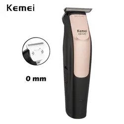 Перезаряжаемые триммер волос Kemei машинка для стрижки волос простоволосая триммер для парикмахера электробритва бритва Аккумуляторный