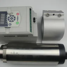 Комплект ЧПУ шпинделя ER20 2.2KW воздушное охлаждение шпинделя+ 1 шт. 2.2KW частотно-регулируемым приводом Инвертор+ 1 Подходящие шпиндели поддержки