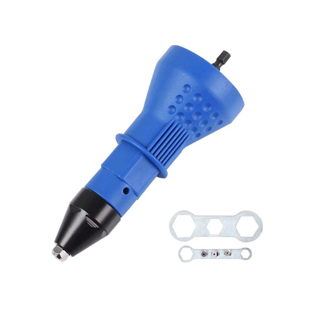  Electric Rivet Nut Gun Riveting Tool Cordless Riveting Drill Adaptor Insert Nut Tool Riveting Drill