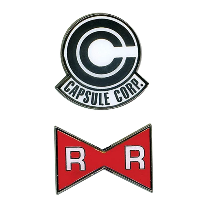 Capsule Corp. And Red Ribbon Army Pins Pins & Badges AliExpress