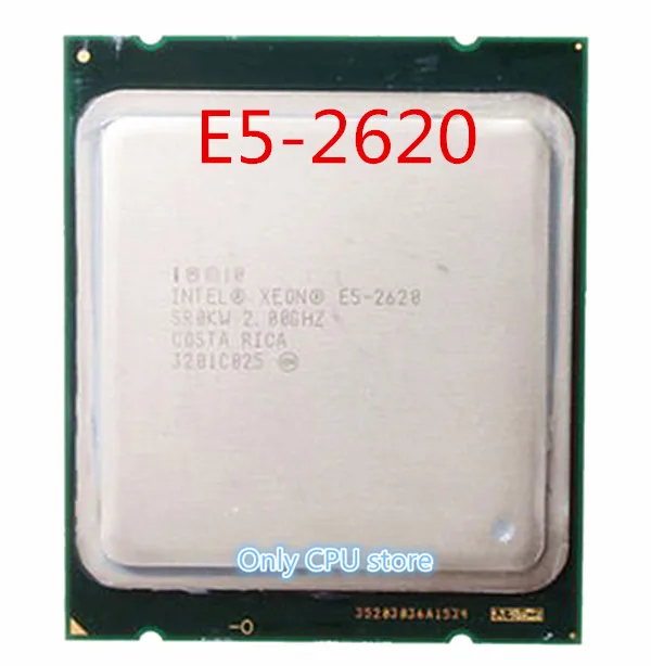 Intel ЦП Xeon E5-2620 e5 2620 SR0KW 2,0 ГГц 6-ядерный 15 м LGA2011 E5 2620 процессор может работать