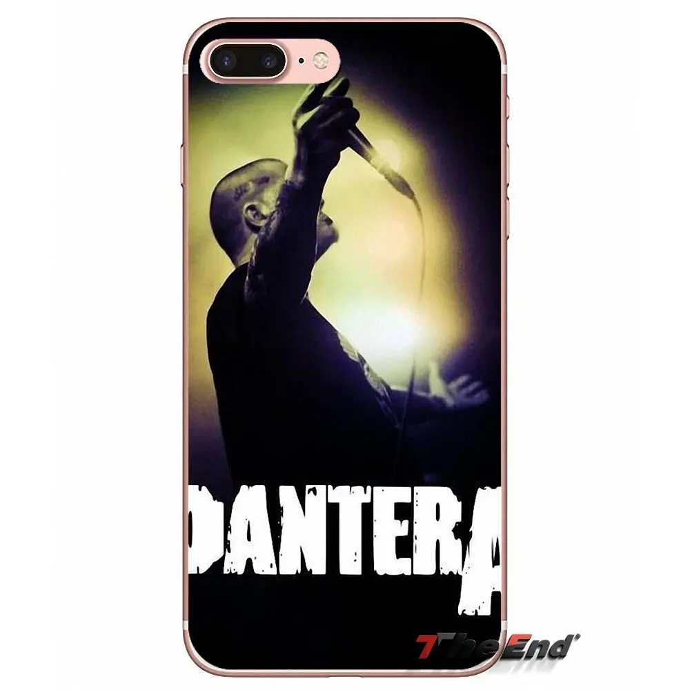 Для iPhone X 4 4S 5 5S 5C SE 6 6S 7 8 Plus Samsung Galaxy J1 J3 J5 J7 A3 A5 2016 2017 мягкие чехлы Phil Anselmo Pantera