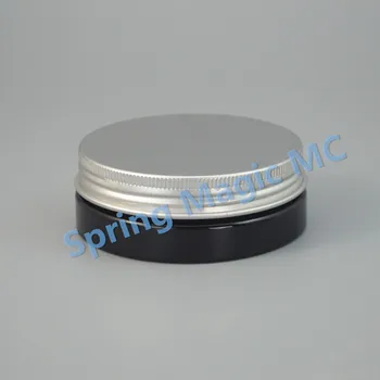 

50Pcs x 30g PET Cream Jar with aluminum lid, 1oz plastic jar Eye shadow Bottle Mask container,cosmetic packaging Cosmetic Jar